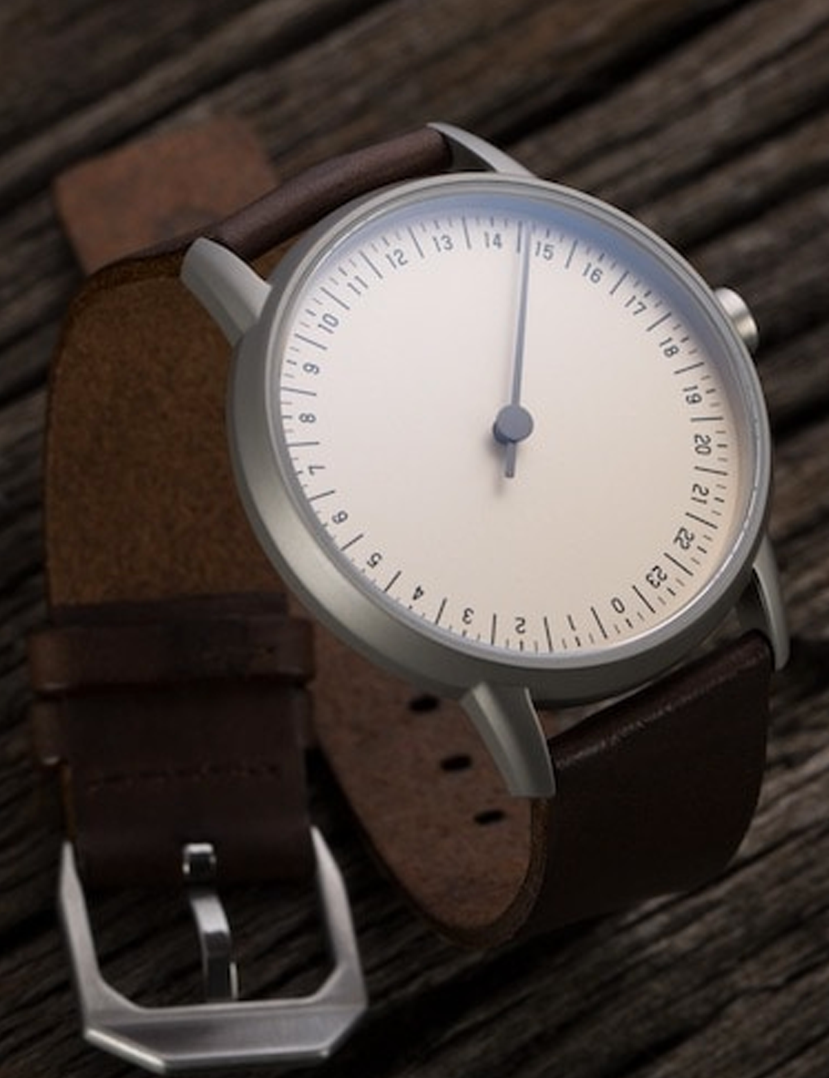 SLOW ROUND 06 SILVER CREME BROWN