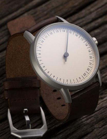 SLOW ROUND 06 SILVER CREME BROWN