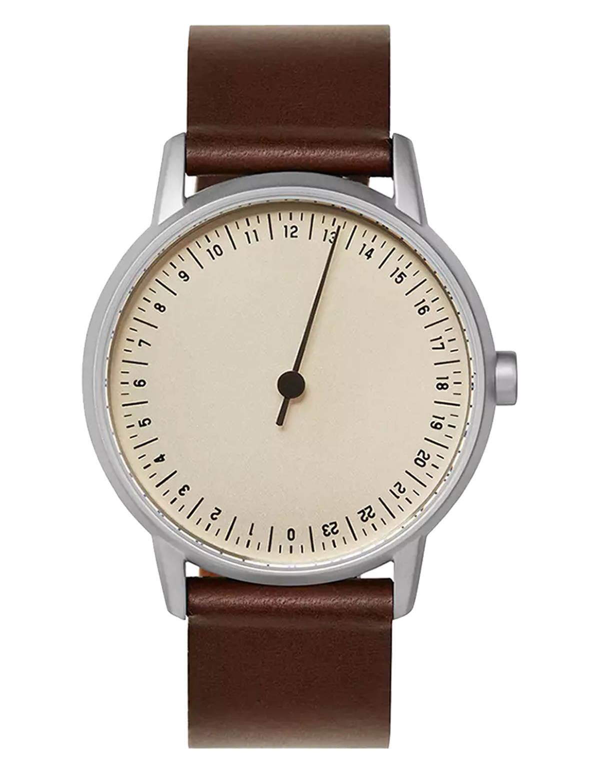 SLOW ROUND 06 SILVER CREME BROWN