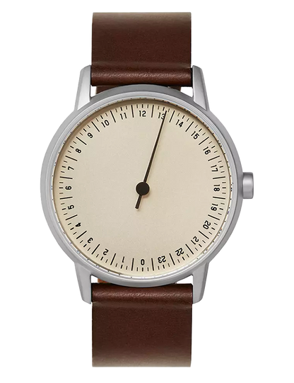 SLOW ROUND 06 SILVER CREME BROWN