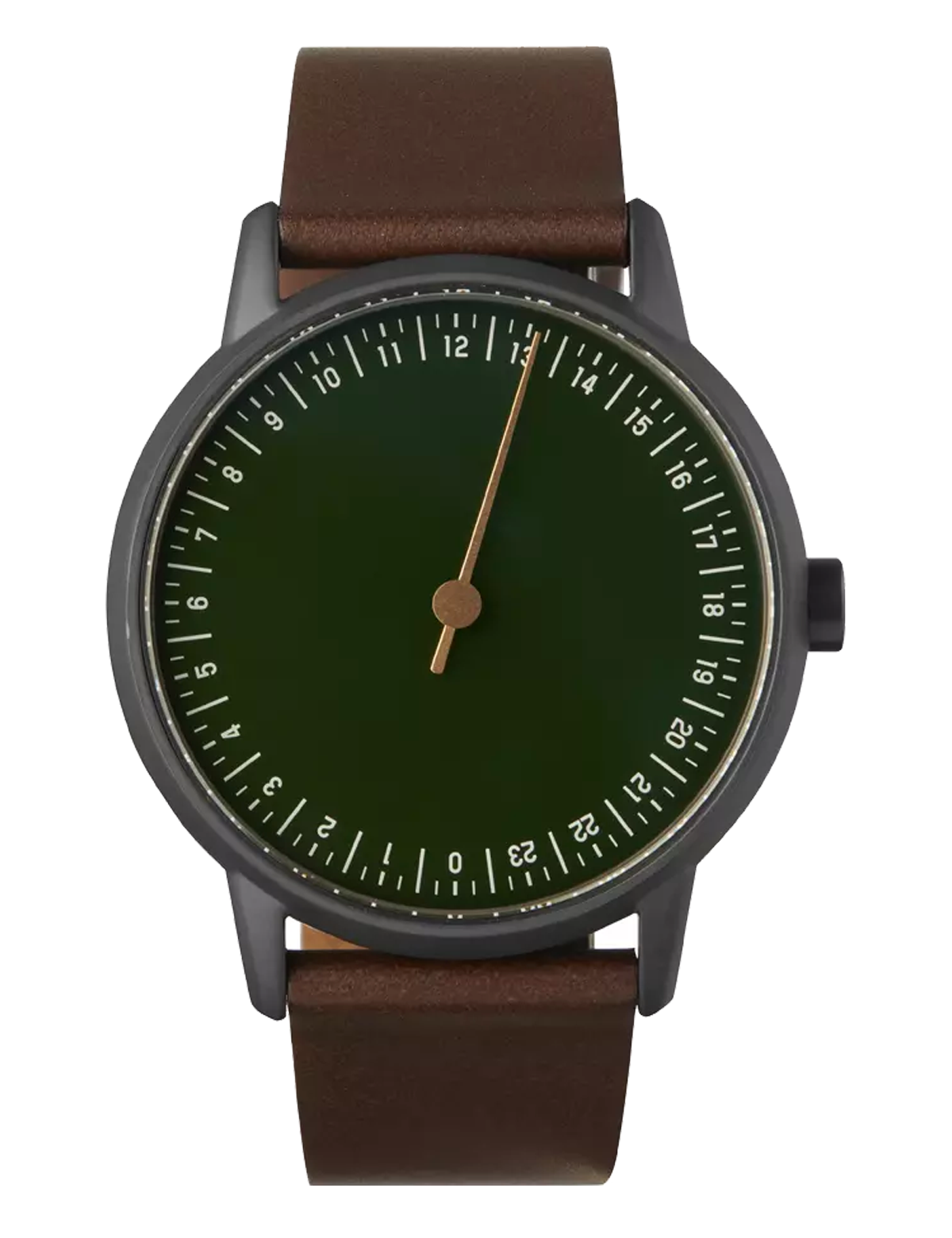 SLOW ROUND 22 ANTHRACITE GREEN DARK BROWN