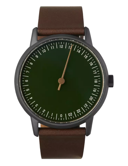 SLOW ROUND 22 ANTHRACITE GREEN DARK BROWN