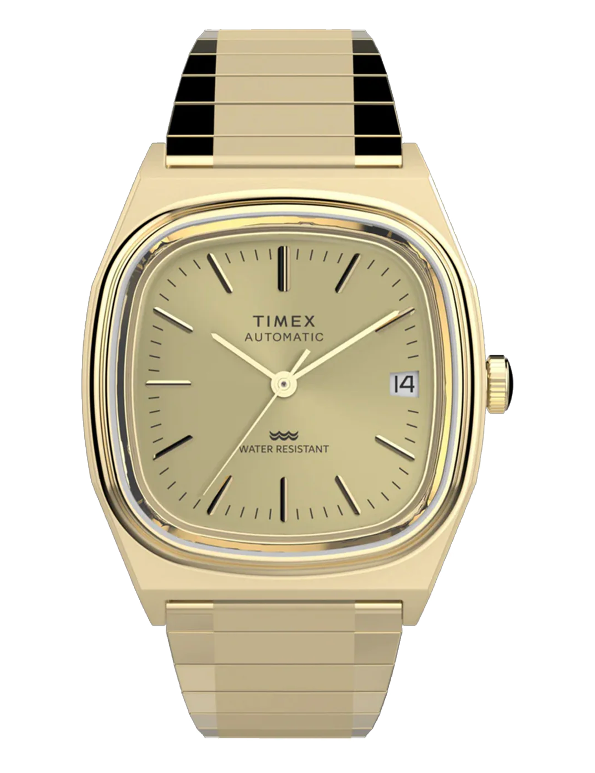 TIMEX AUTOMATIC 1983 E-LINE REISSUE 34MM GOLD TW2Y072