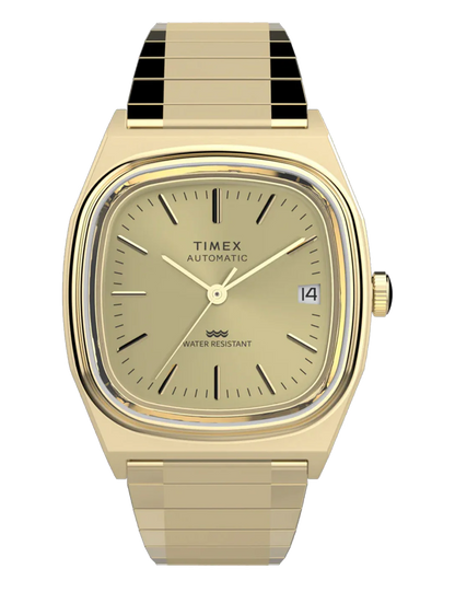 TIMEX AUTOMATIC 1983 E-LINE REISSUE 34MM GOLD TW2Y072