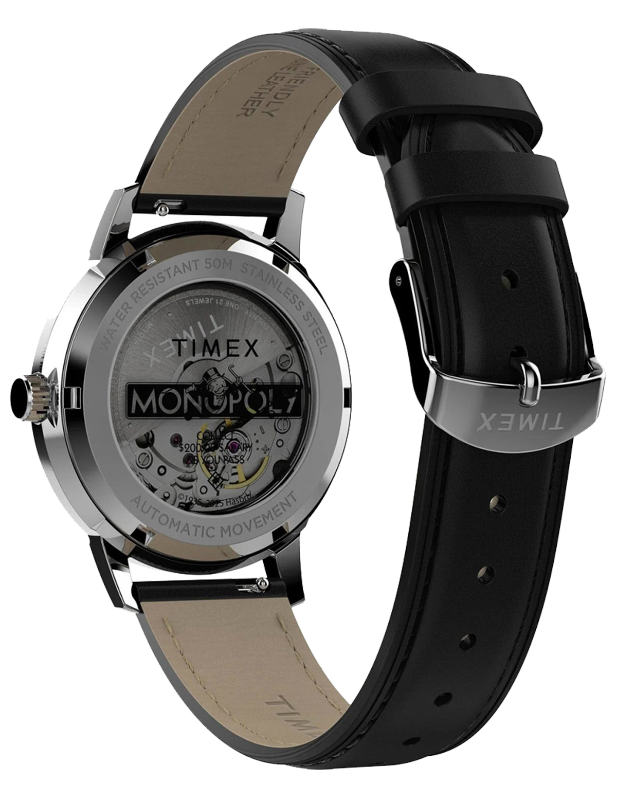 TIMEX MARLIN X MONOPOLY AUTOMATIC 90 YEARS ANNIVERSARY LTD EDITION TW2Y469