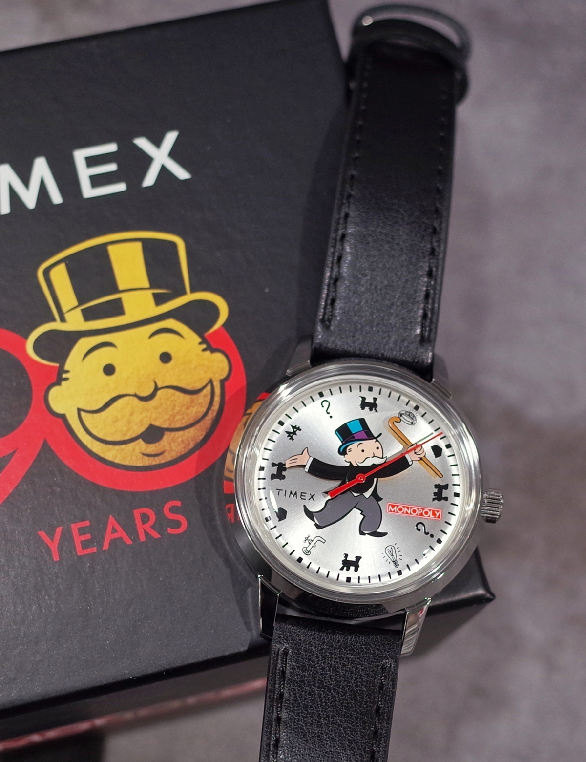 TIMEX MARLIN X MONOPOLY AUTOMATIC 90 YEARS ANNIVERSARY LTD EDITION TW2Y469