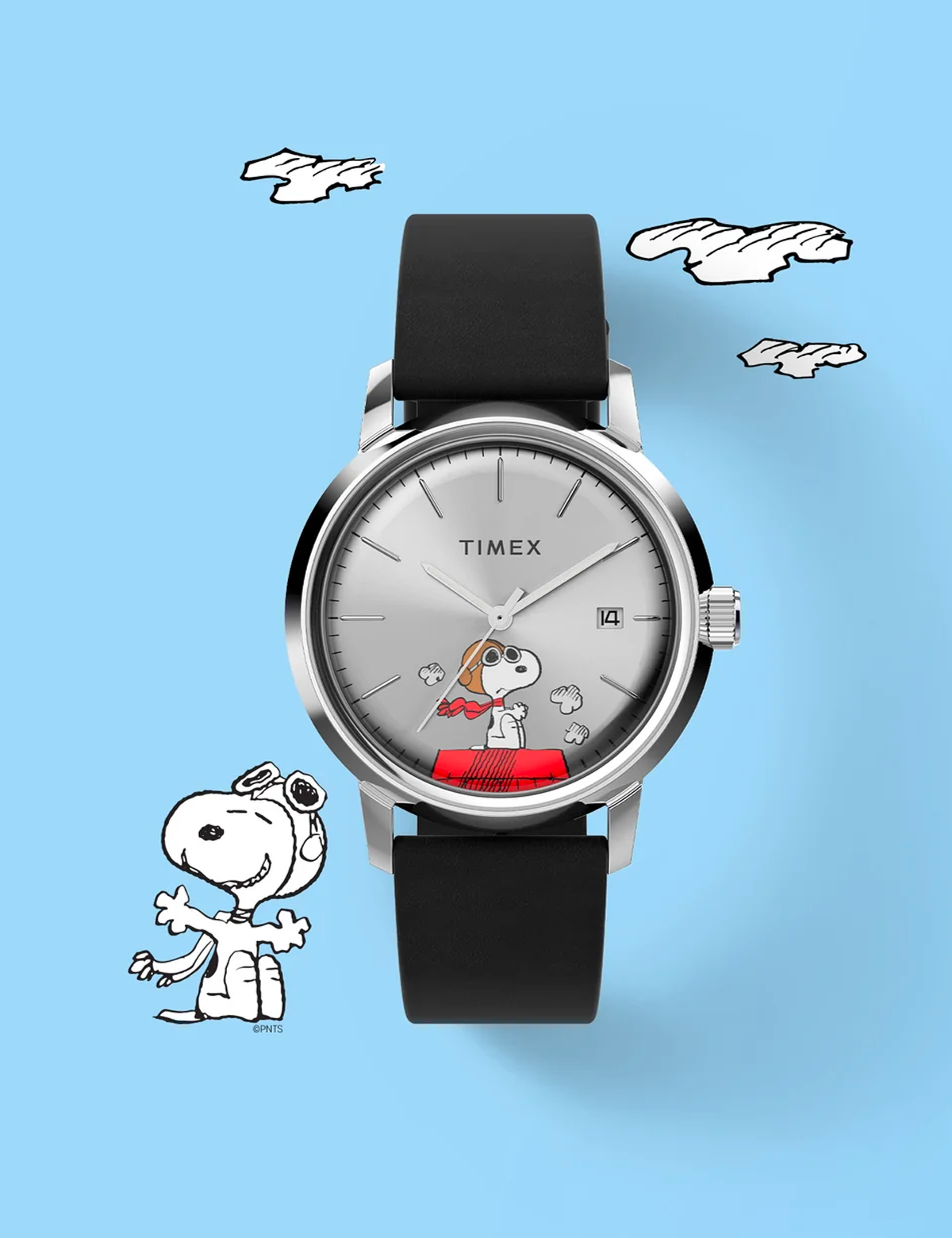 TIMEX MARLIN X PEANUTS SNOOPY FLYING ACE AUTOMATIQUE TW2W496