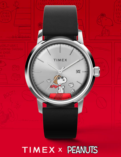 TIMEX MARLIN X PEANUTS SNOOPY FLYING ACE AUTOMATIQUE TW2W496