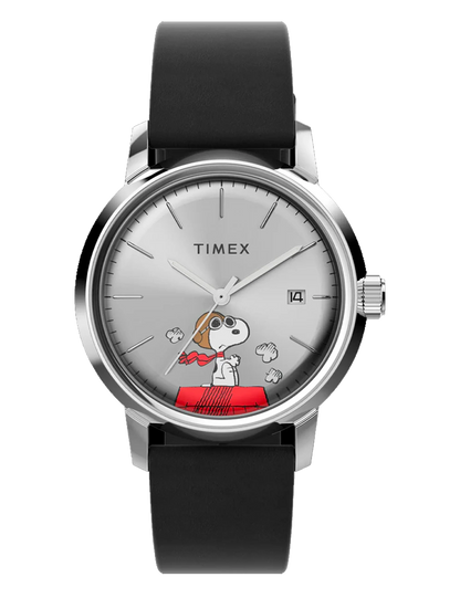 TIMEX MARLIN X PEANUTS SNOOPY FLYING ACE AUTOMATIQUE TW2W496