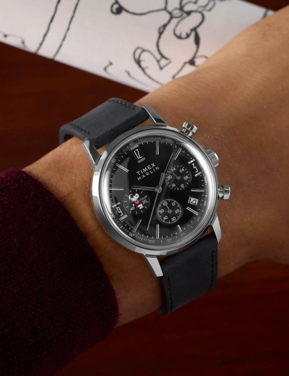 TIMEX MARLIN X SNOOPY JOE COOL CHRONOGRAPH TW2Y485