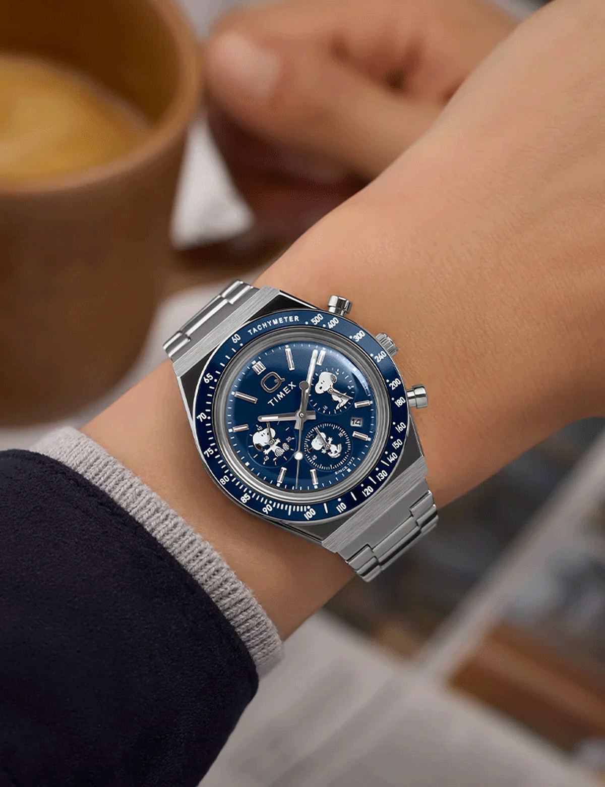 TIMEX Q CHRONOGRAPH PEANUTS SNOOPY TW2Y453