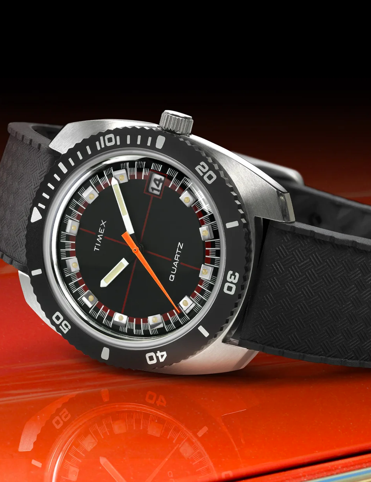 TIMEX Q REISSUE 1971 VELOCITY 36MM TW2W224