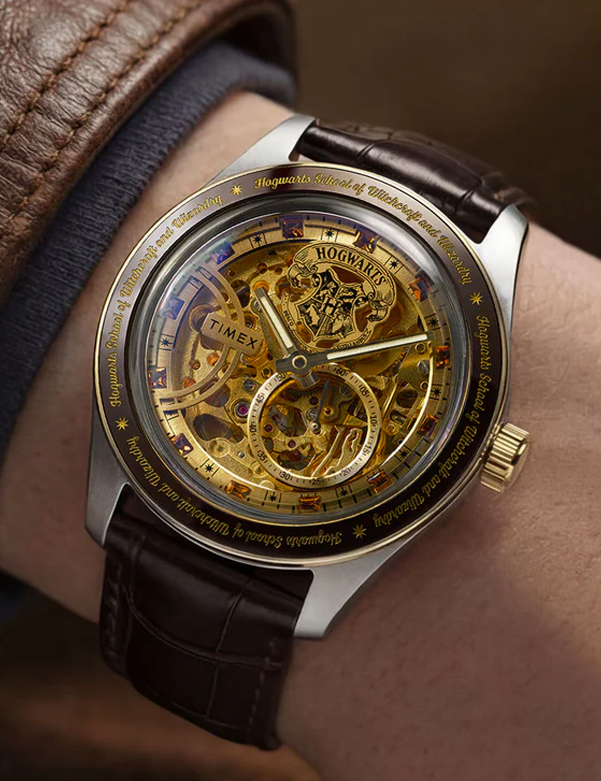 TIMEX X HARRY POTTER WATERBURY SKELETON AUTOMATIC