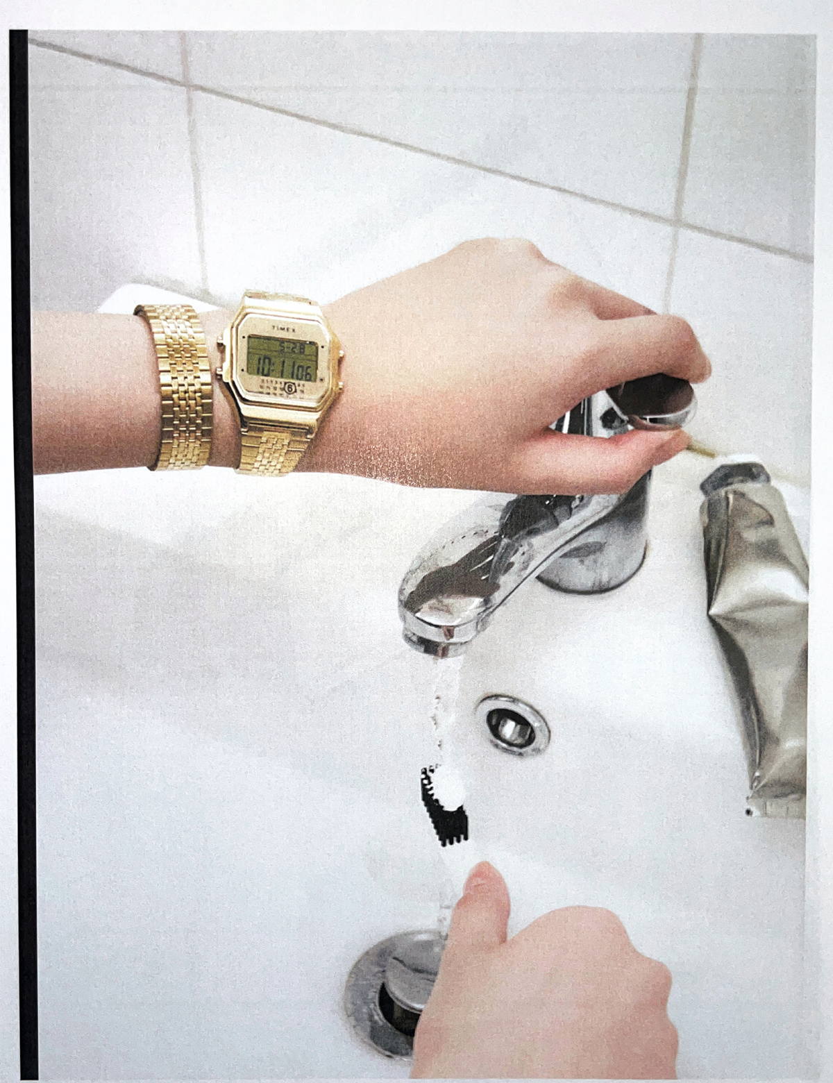 TIMEX X MM6 MAISON MARGIELA WATCH SET GOLD