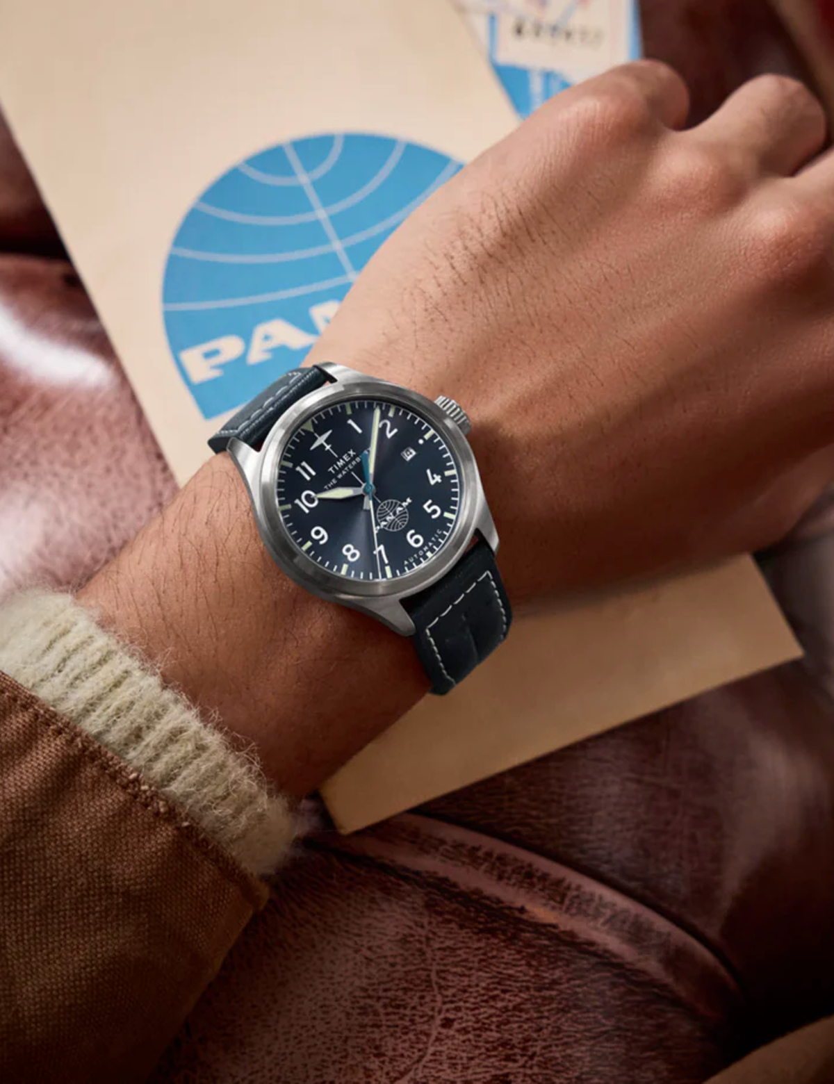 TIMEX X PAN AM® WATERBURY AUTOMATIC ACE TW2Y388