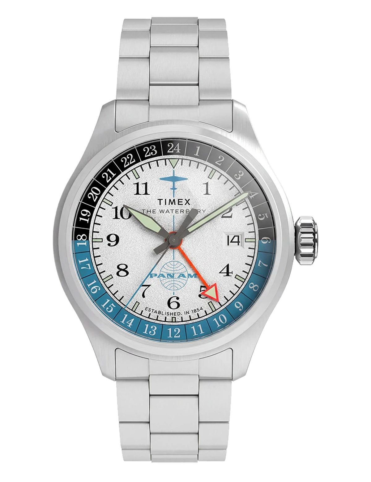 TIMEX X PAN AM® WATERBURY GMT TW2Y946