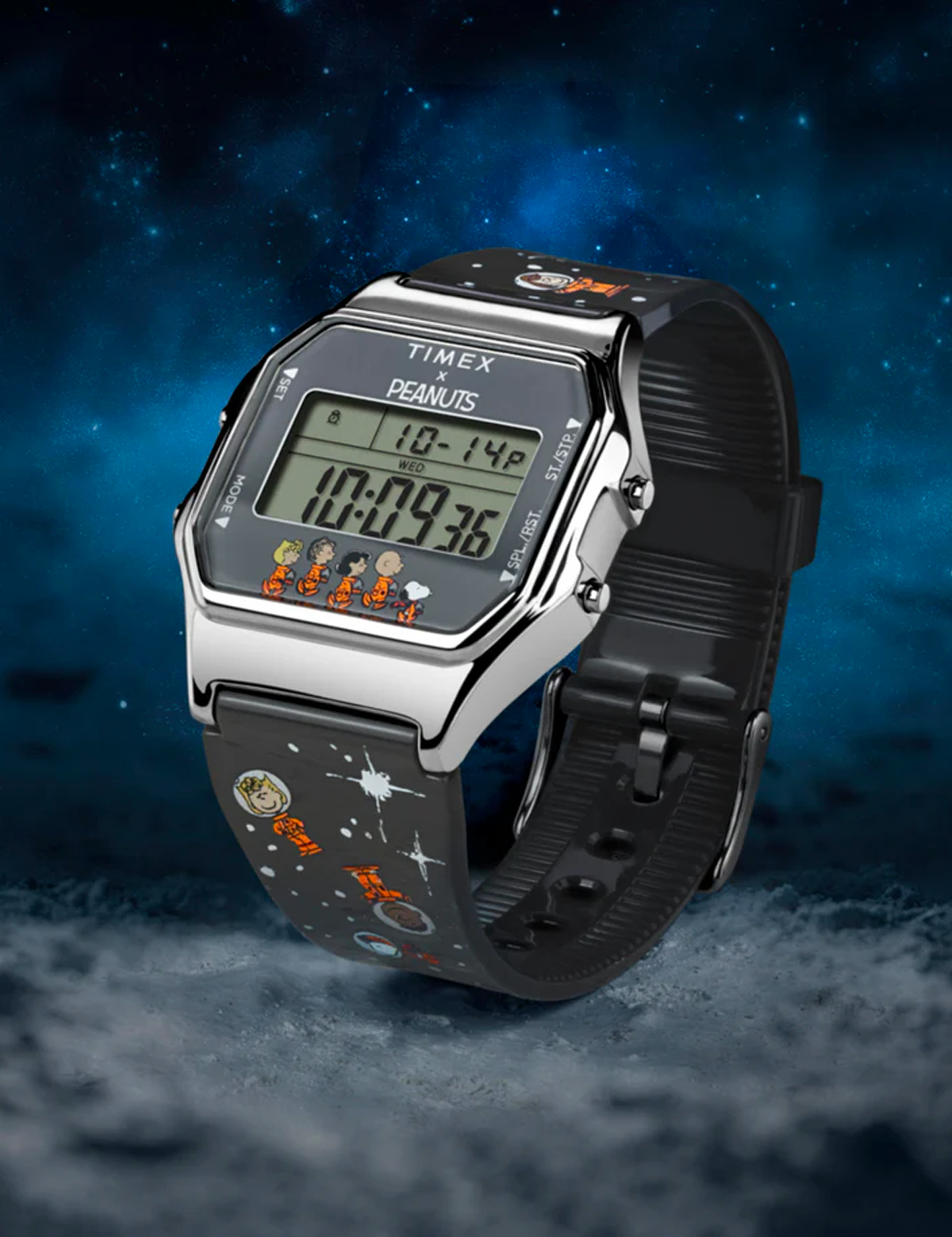TIMEX X PEANUTS T80 PEANUTS SPACE TW2W901