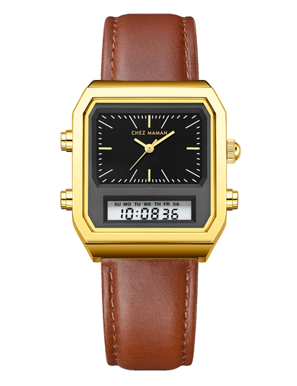 CHEZ MAMAN LA TWIN GOLD BLACK