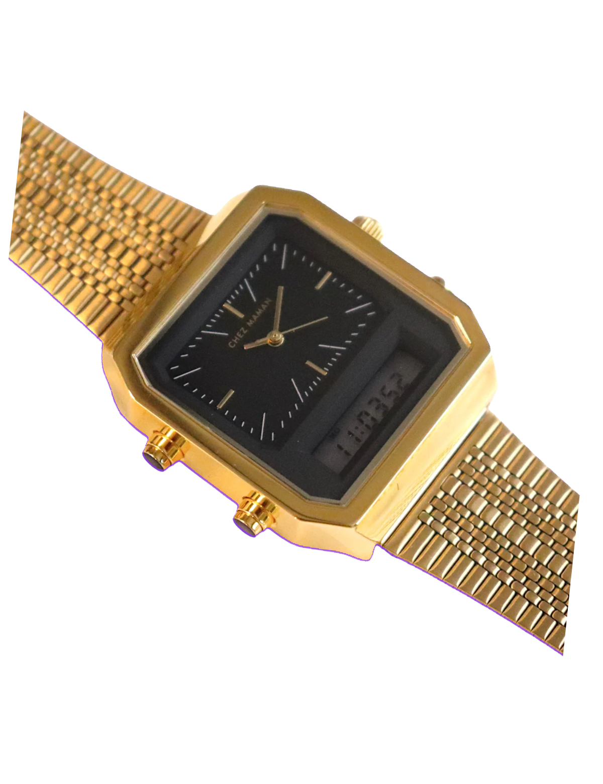 CHEZ MAMAN LA TWIN GOLD BLACK