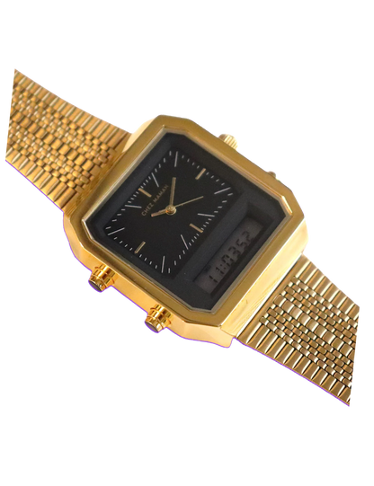 CHEZ MAMAN LA TWIN GOLD BLACK
