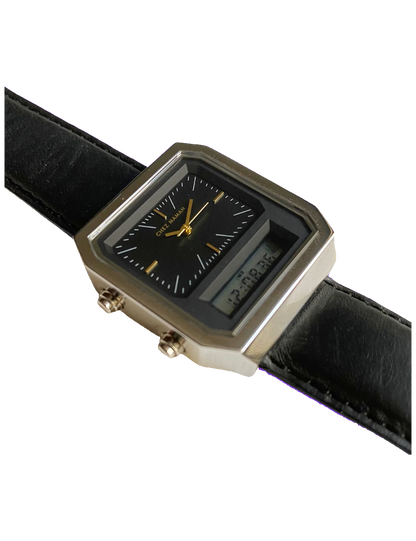 CHEZ MAMAN LA TWIN SILVER BLACK