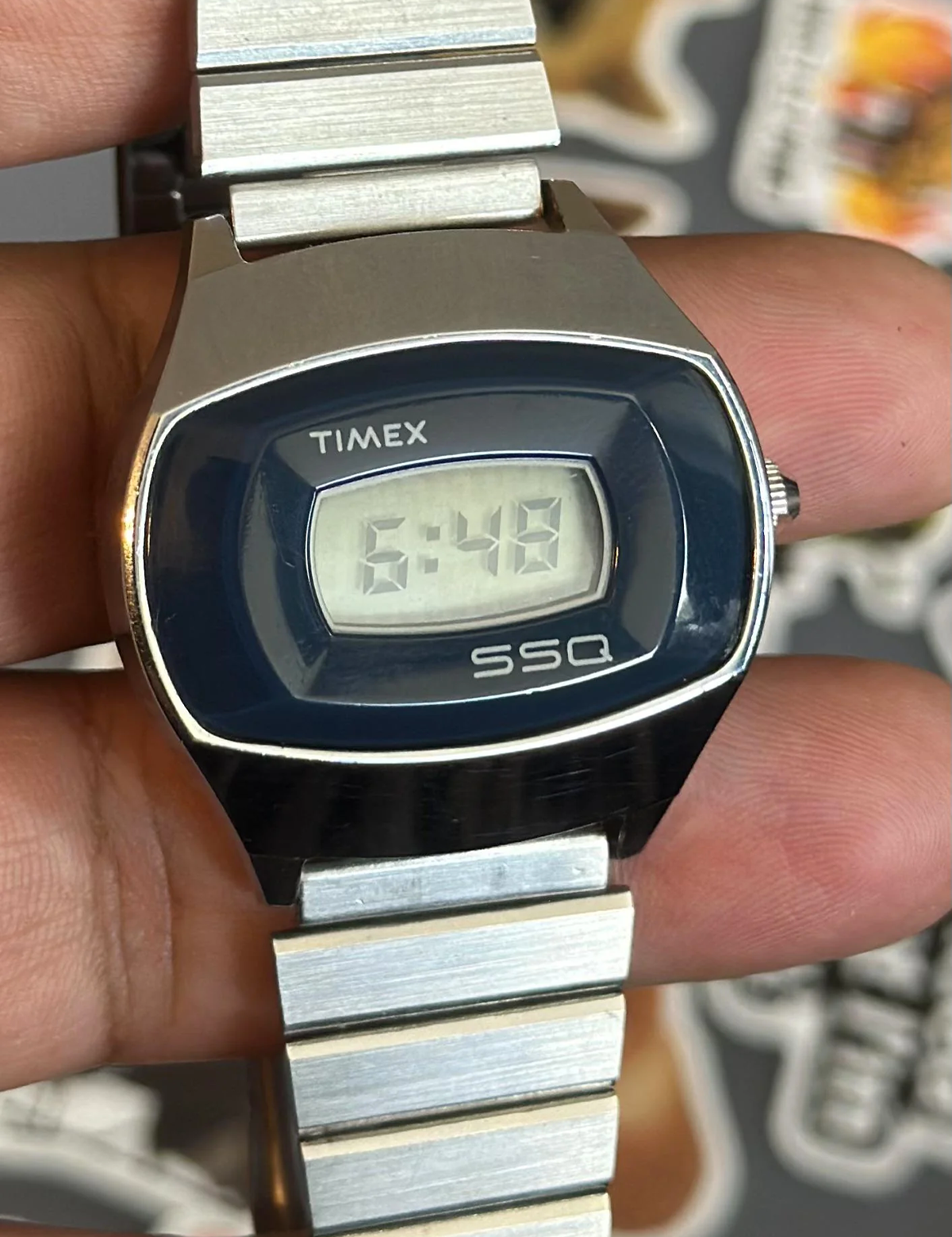TIMEX Q TW2Y061 1975 SSQ DIGITAL REISSUE