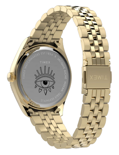 Timex x Jacquie Aiche 36mm Stainless Steel Bracelet Watch