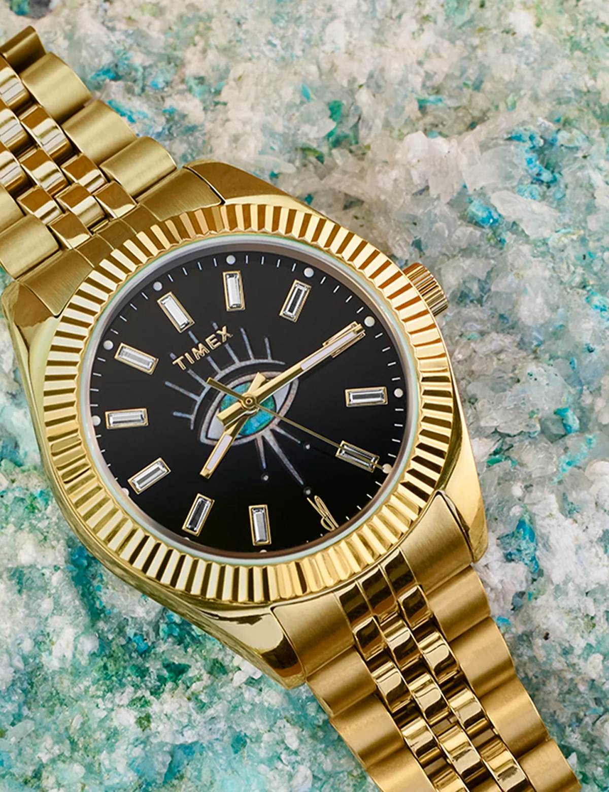 Timex x Jacquie Aiche 36mm Stainless Steel Bracelet Watch