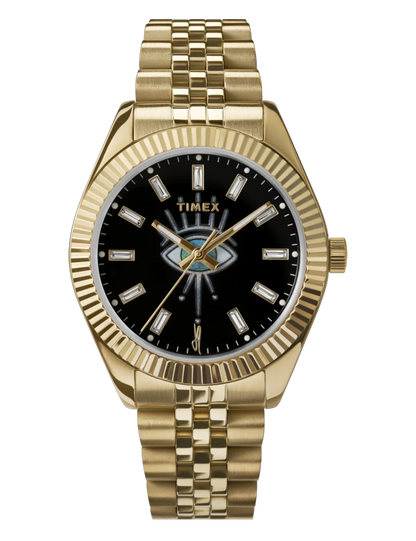 Timex x Jacquie Aiche 36mm Stainless Steel Bracelet Watch