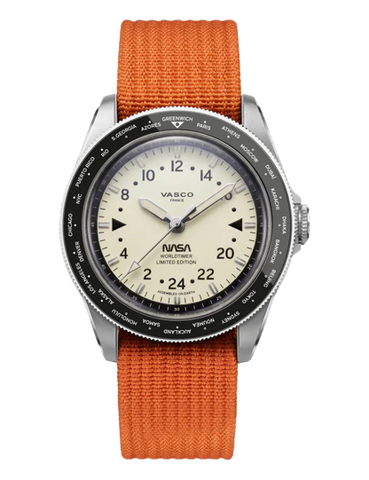 VASCO NASA® WORLDTIMER ACIER