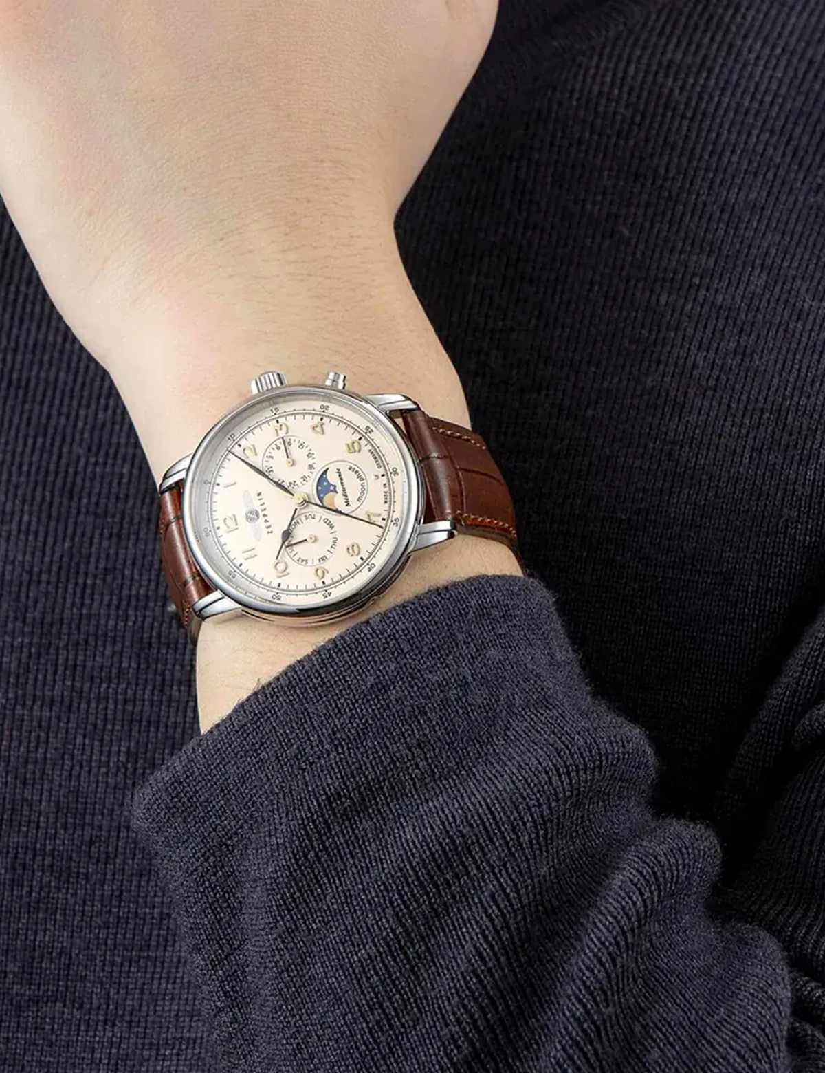 ZEPPELIN MEDITERRANE MOONPHASE 42MM