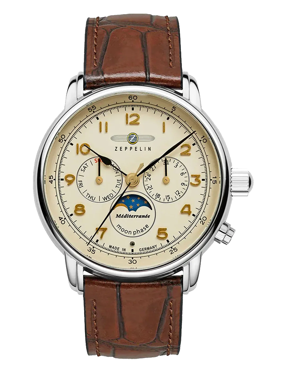 ZEPPELIN MEDITERRANE MOONPHASE 42MM