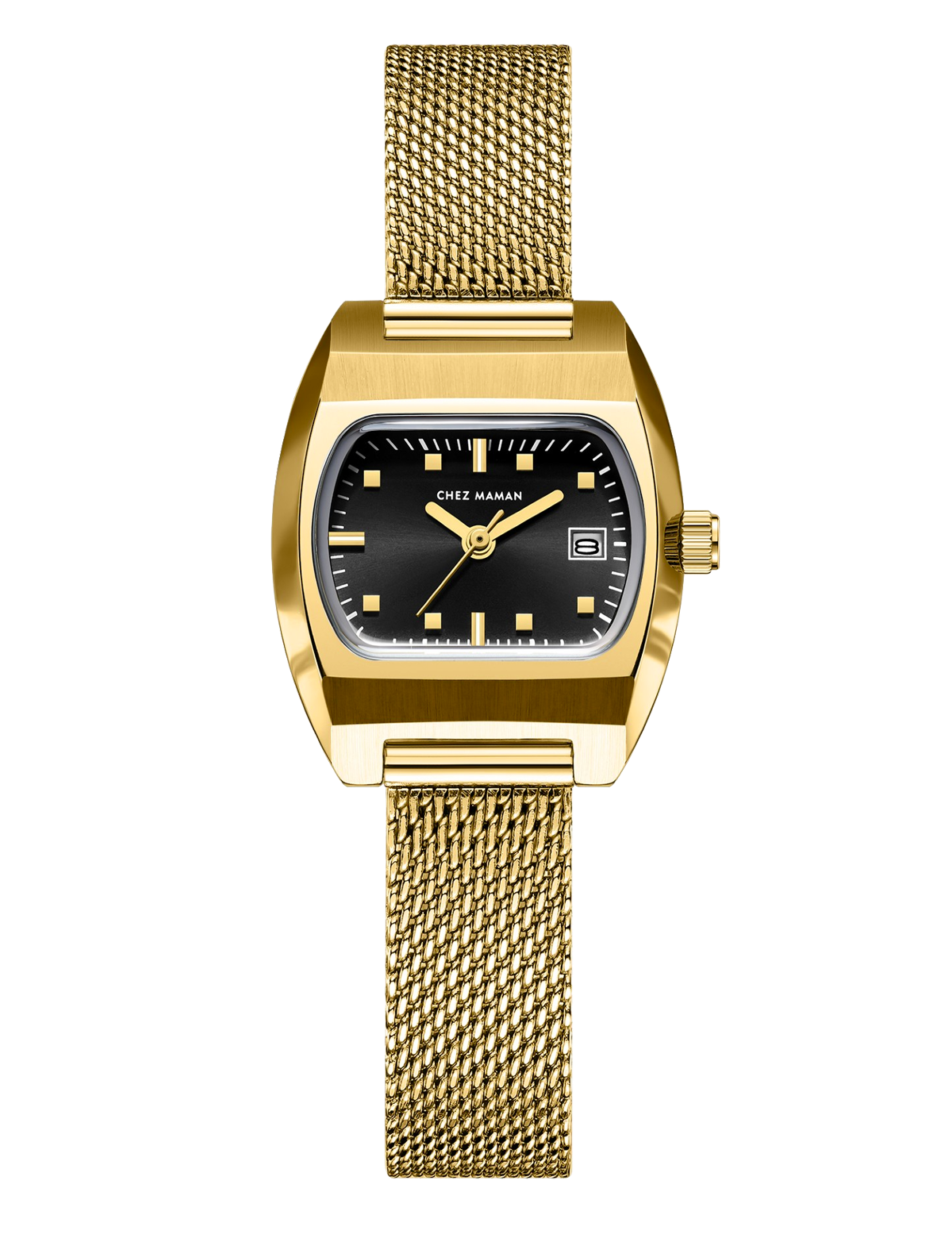 CHEZ MAMAN LA MINI MAGNUM GOLD BLACK 25MM