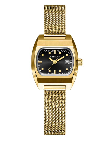 CHEZ MAMAN LA MINI MAGNUM GOLD BLACK 25MM