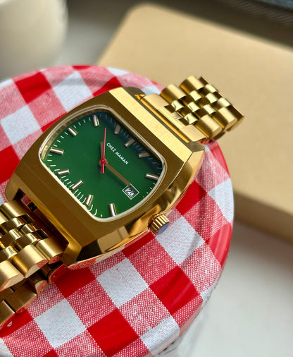 CHEZ MAMAN LA MAGNUM GOLD BASIL GREEN