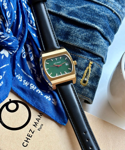 CHEZ MAMAN LA MAGNUM GOLD BASIL GREEN