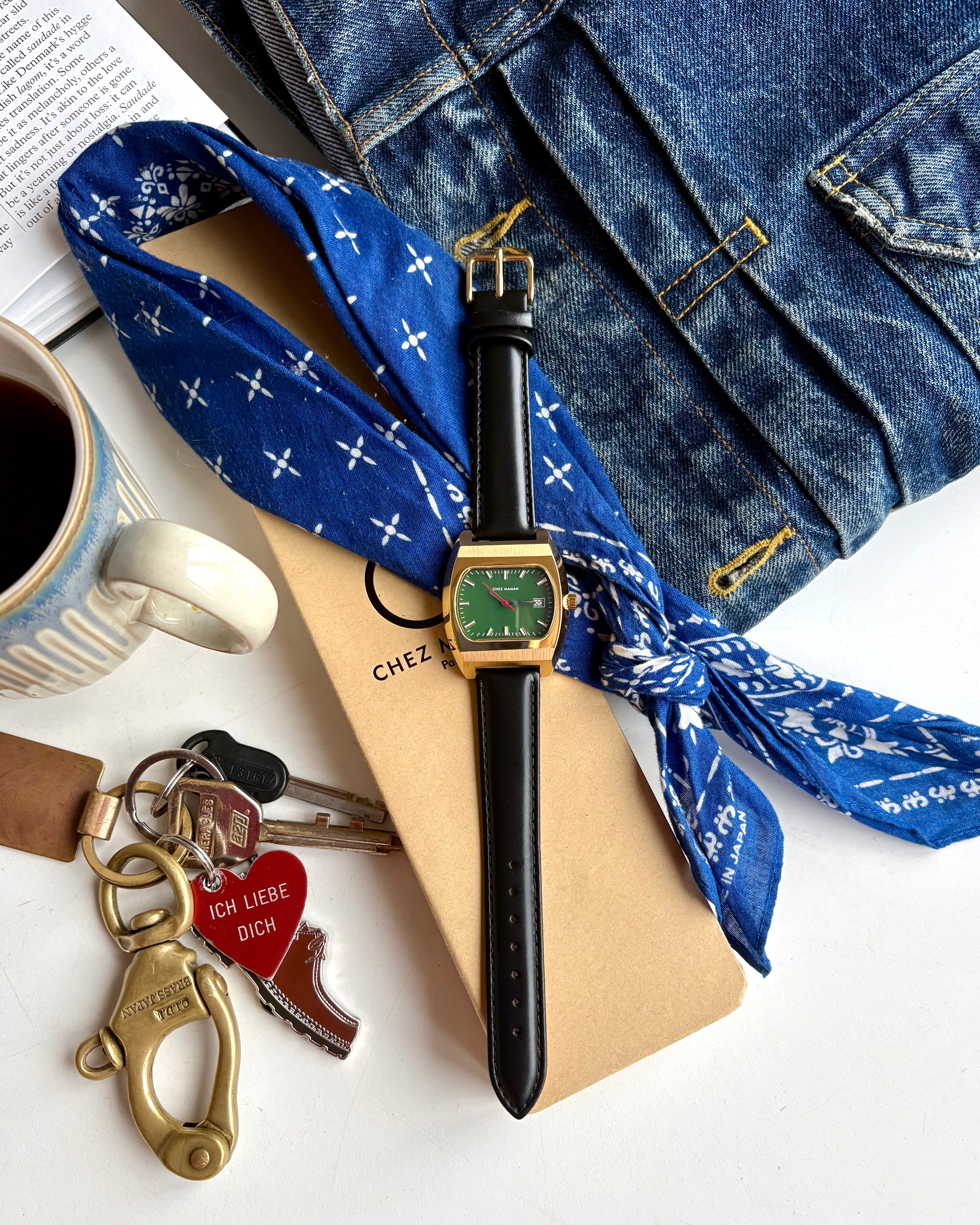 CHEZ MAMAN LA MAGNUM GOLD BASIL GREEN