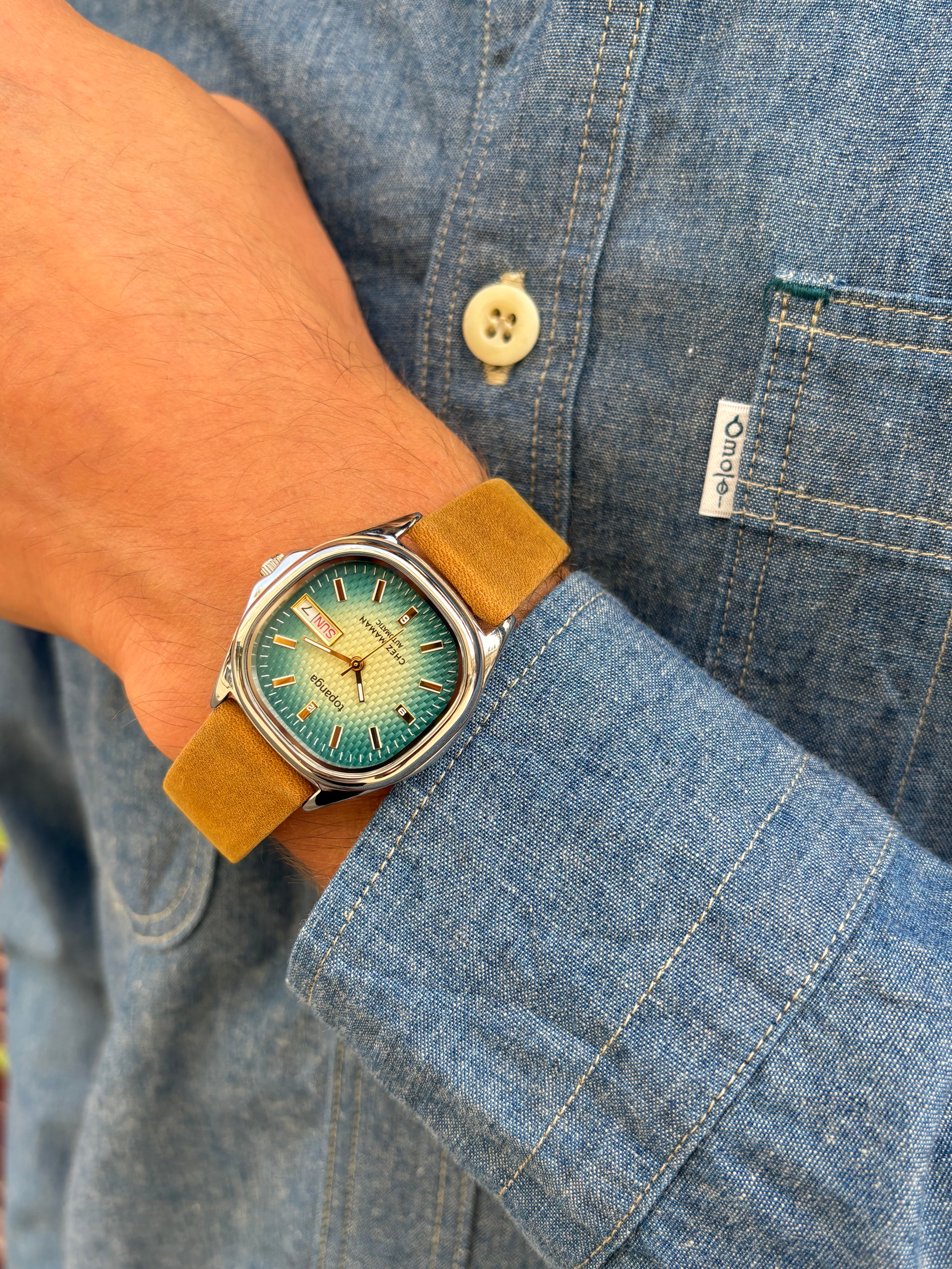 CHEZ MAMAN APOLLO FADED DENIM