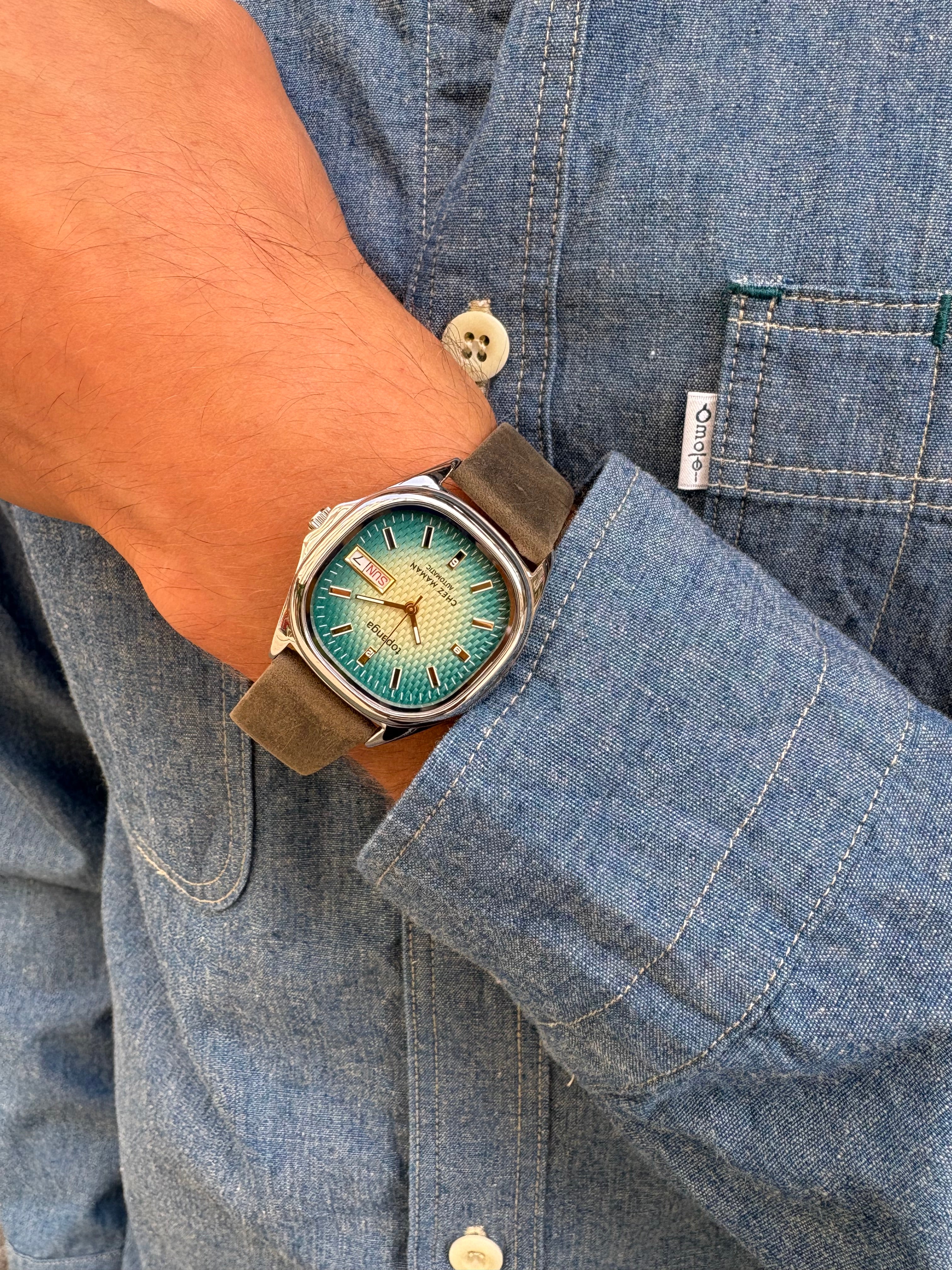 CHEZ MAMAN APOLLO FADED DENIM